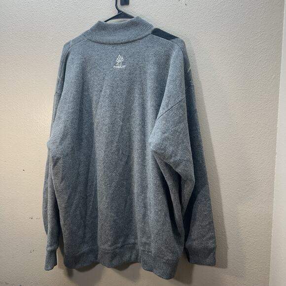 PROQUIP Lambswool Water Repellent Knit Golf Jumper Pullover Sweater Mens XXL - Picture 4 of 4